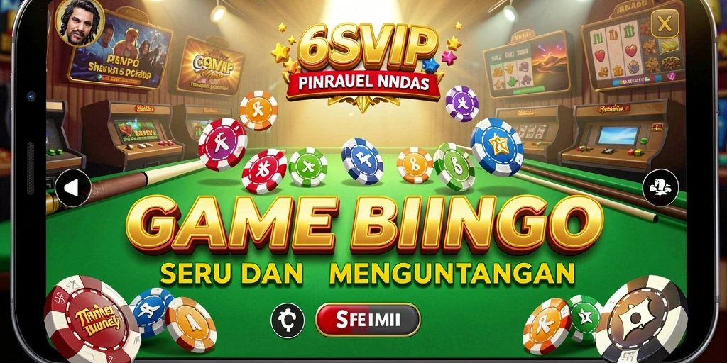 Tampilan gameplay seru dari 6SVIP yang memperlihatkan keseruan Bingo.