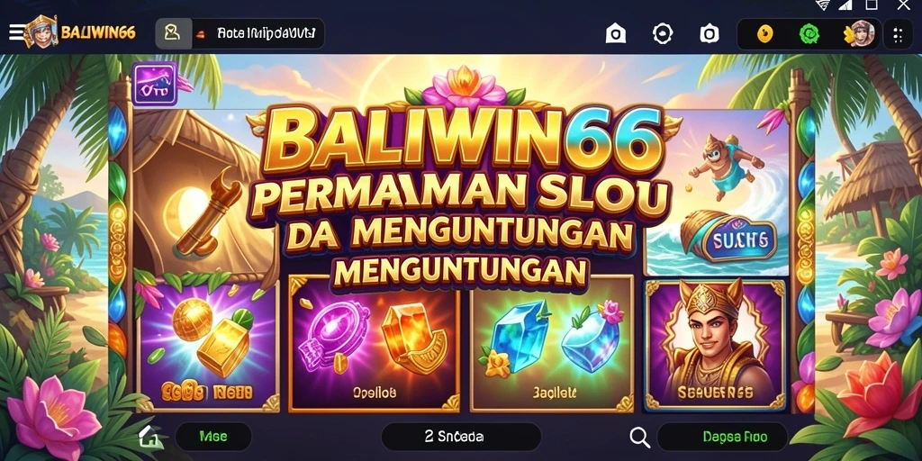 Tampilan permainan Slot BALIWIN66 yang memikat dan mengasyikkan.