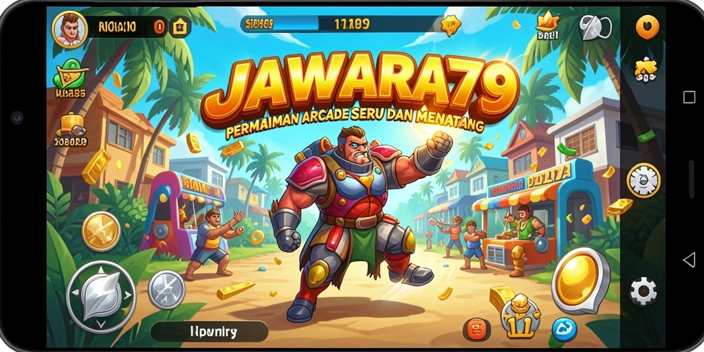 Tampilan gameplay seru dalam JAWARA79 dengan banyak tantangan.