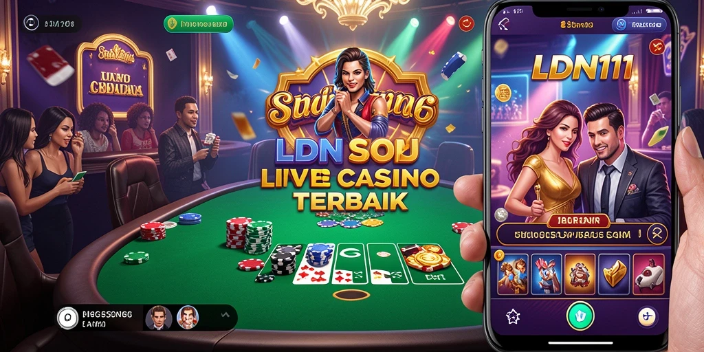 Tampilan menarik dari gameplay LDN11 Live Casino yang seru.