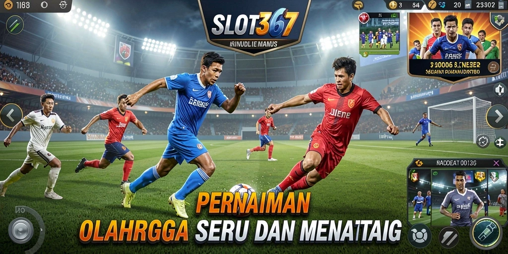 Tampilan utama SLOT367 menampilkan pertandingan olahraga yang penuh aksi.