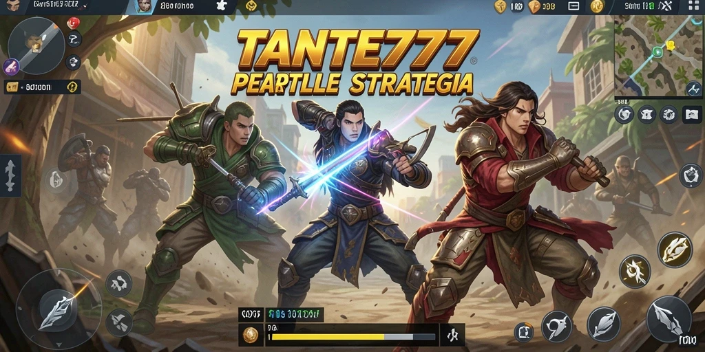 Screenshot TANTE777 menampilkan aksi intens dalam permainan Battle Royale.