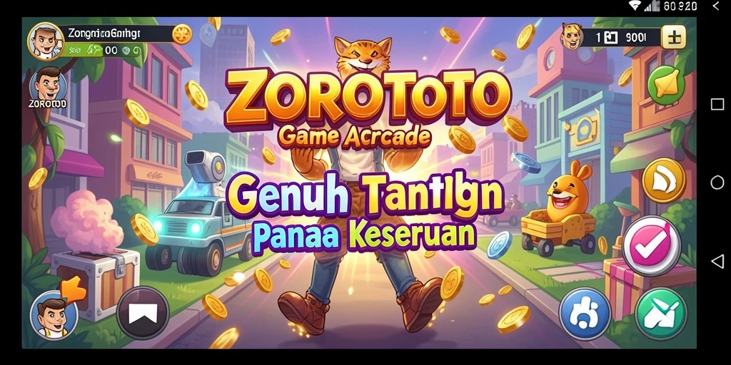 Tampilan gameplay seru dari ZOROTOTO yang menantang.